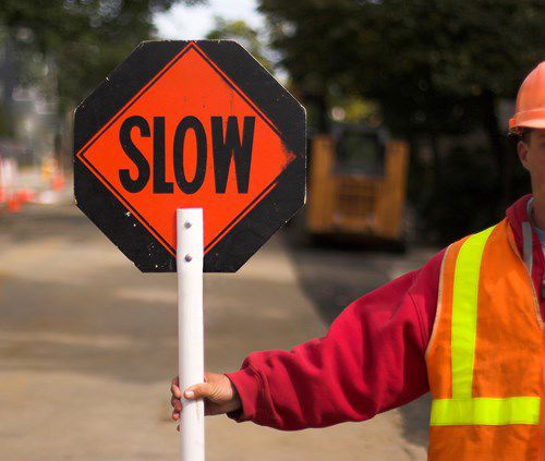Construction Flagger